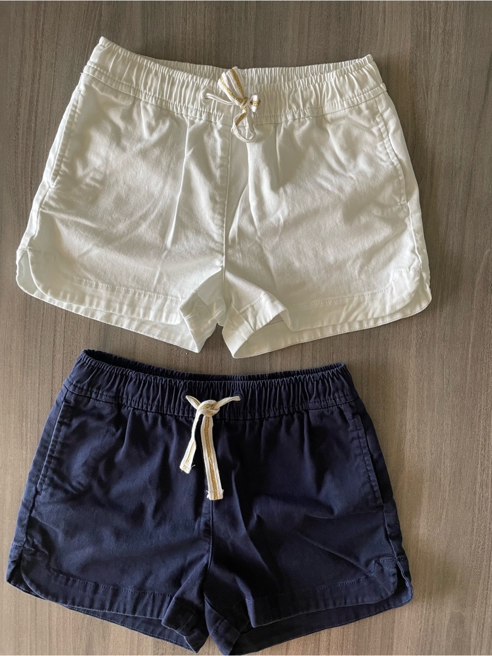 Crewcuts Girls Pull-On Shorts Bundle Size 10 Navy White